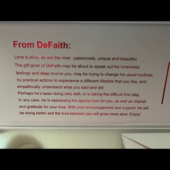 DeFaith 24k Gold Finish Rose - Picture 8 of 9